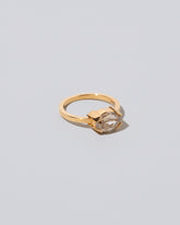 View from the side of the Metis Ring on light color background.