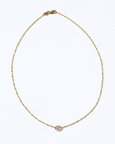 Bloom Necklace on light color background.