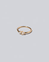 Persephone Ring - White Diamonds on light color background.