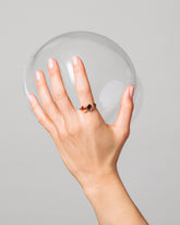 Akhob Ring on model.