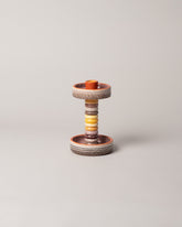 Mazzotti 1903 Futurist Candle Holder on light color background.