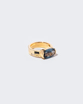 Eternal Cycle Ring on light color background.