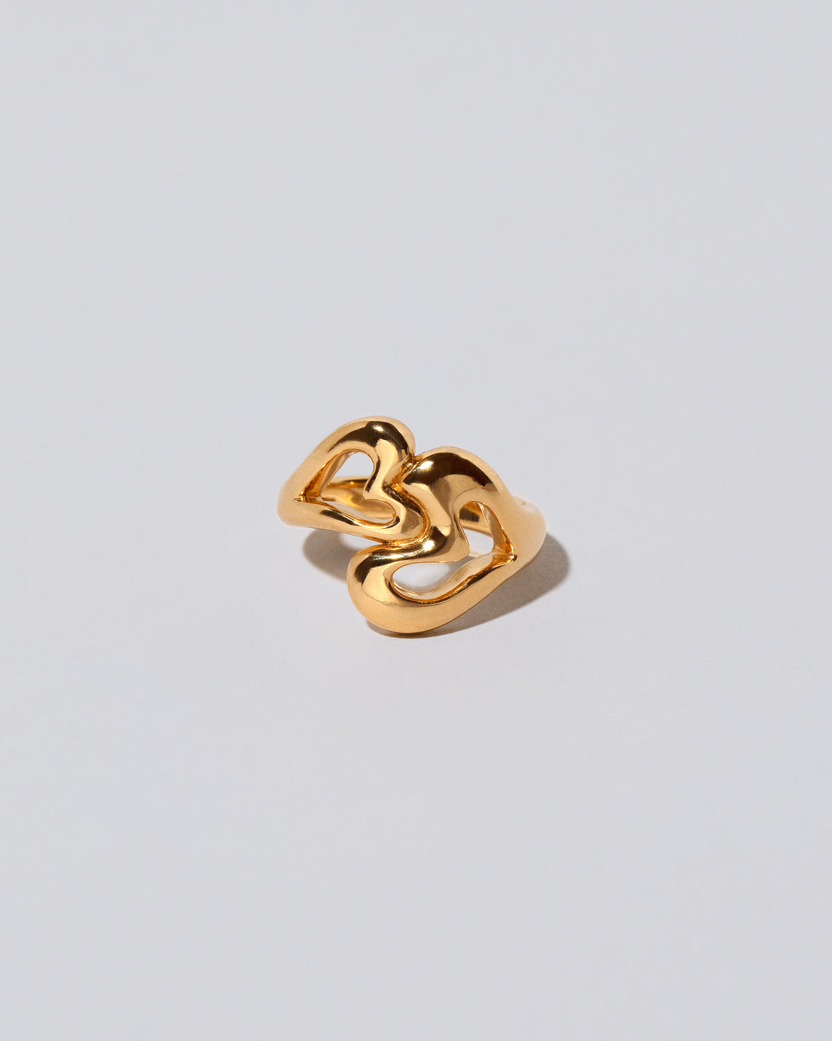 Thousand & One Night Heart Ring on light color background.