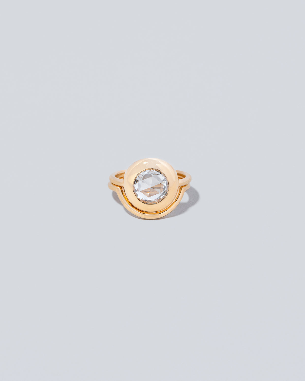 Grand Exposition Ring with Exposition Band on light colored background.