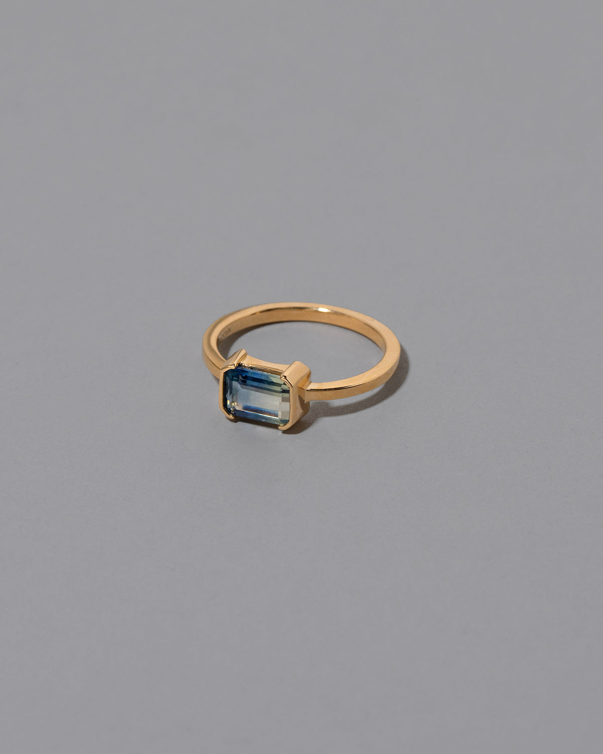 View from the side of the Inception Ring on light color background.