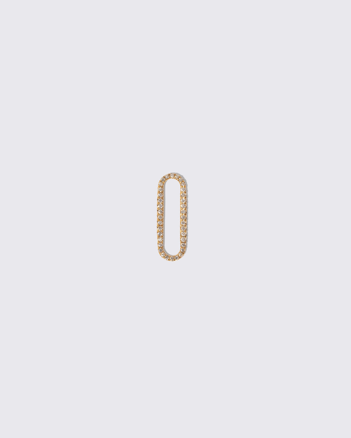 Pavé Link Charm on light color background.
