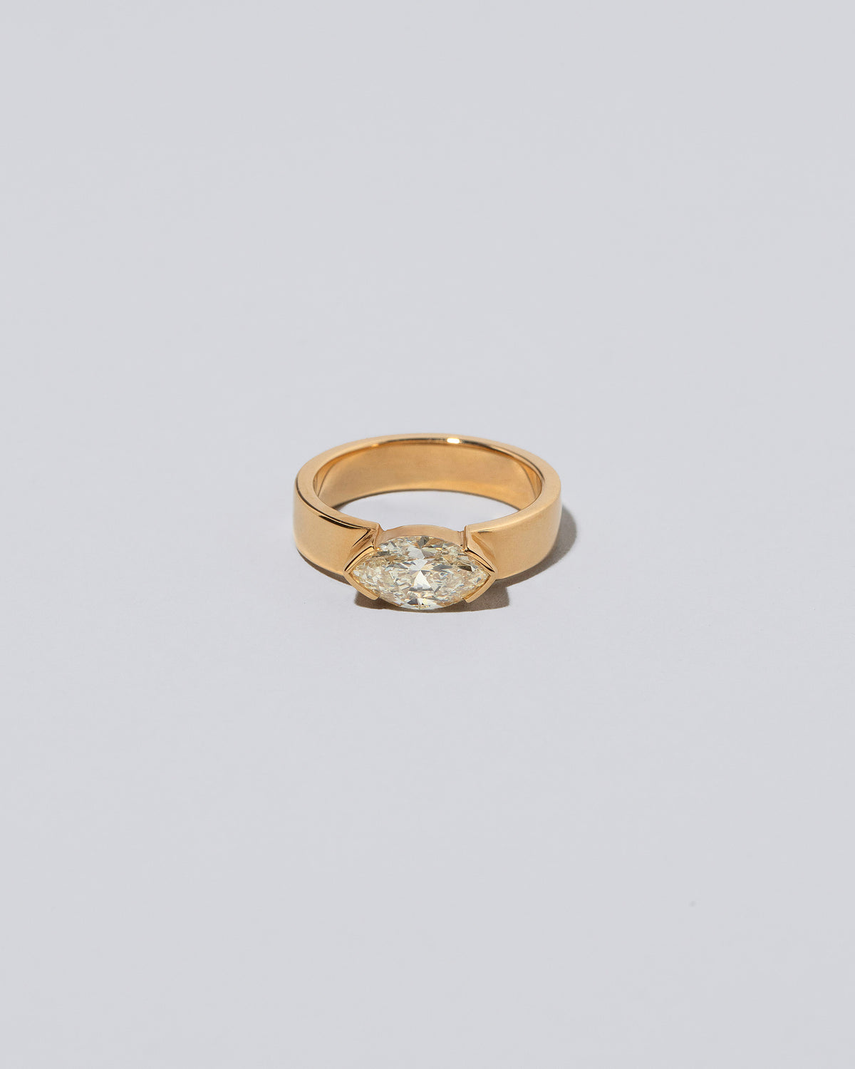 Positivism Ring on light color background.