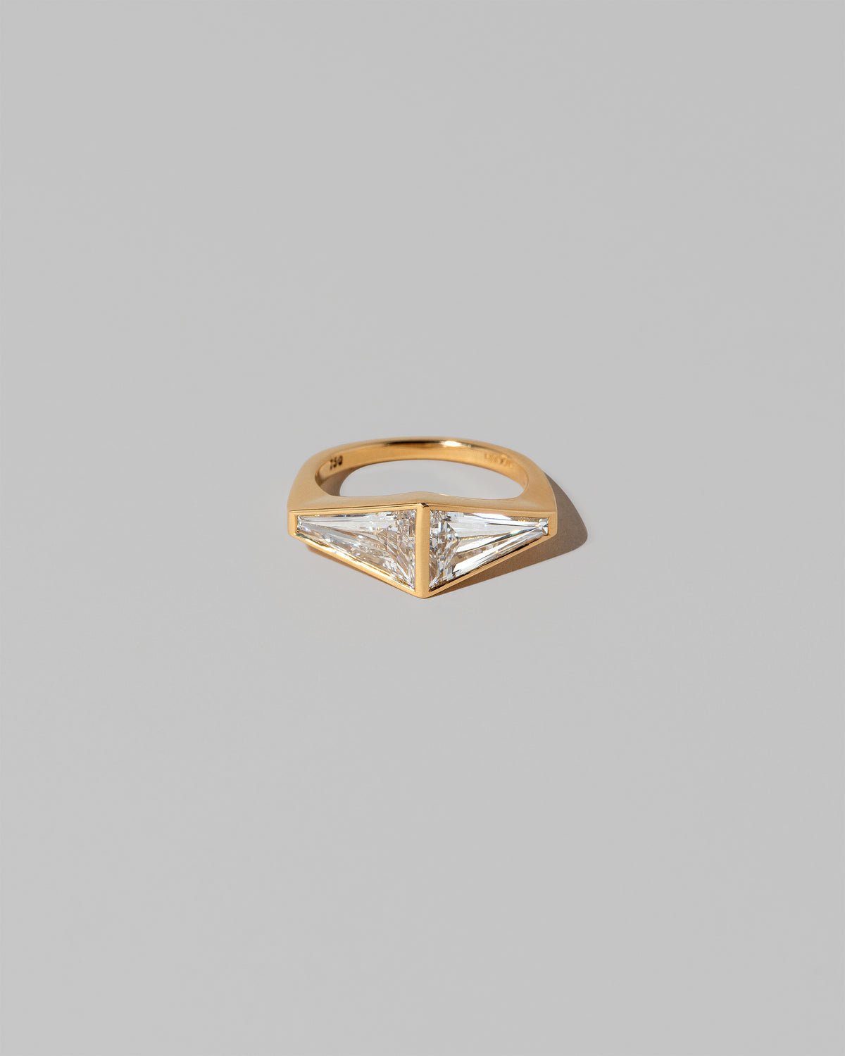 Twin Ring on light color background.