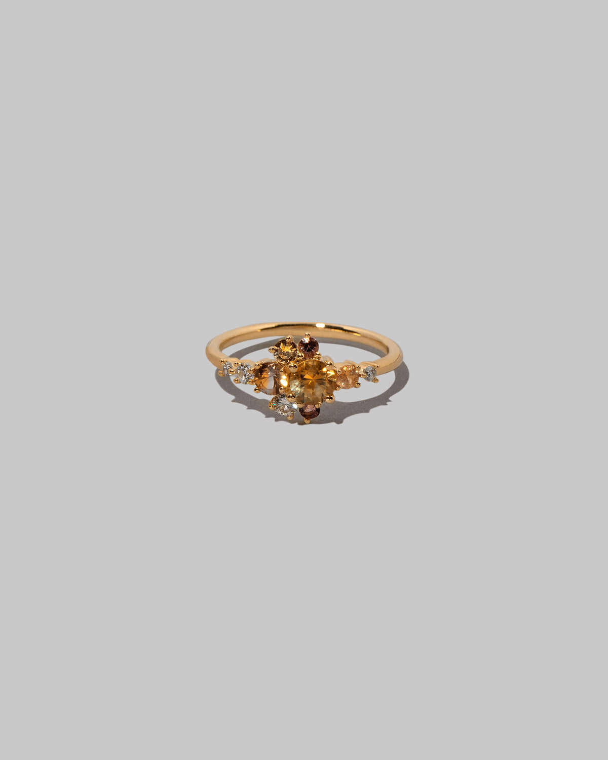 Sapphire Anthea Ring on light color background.