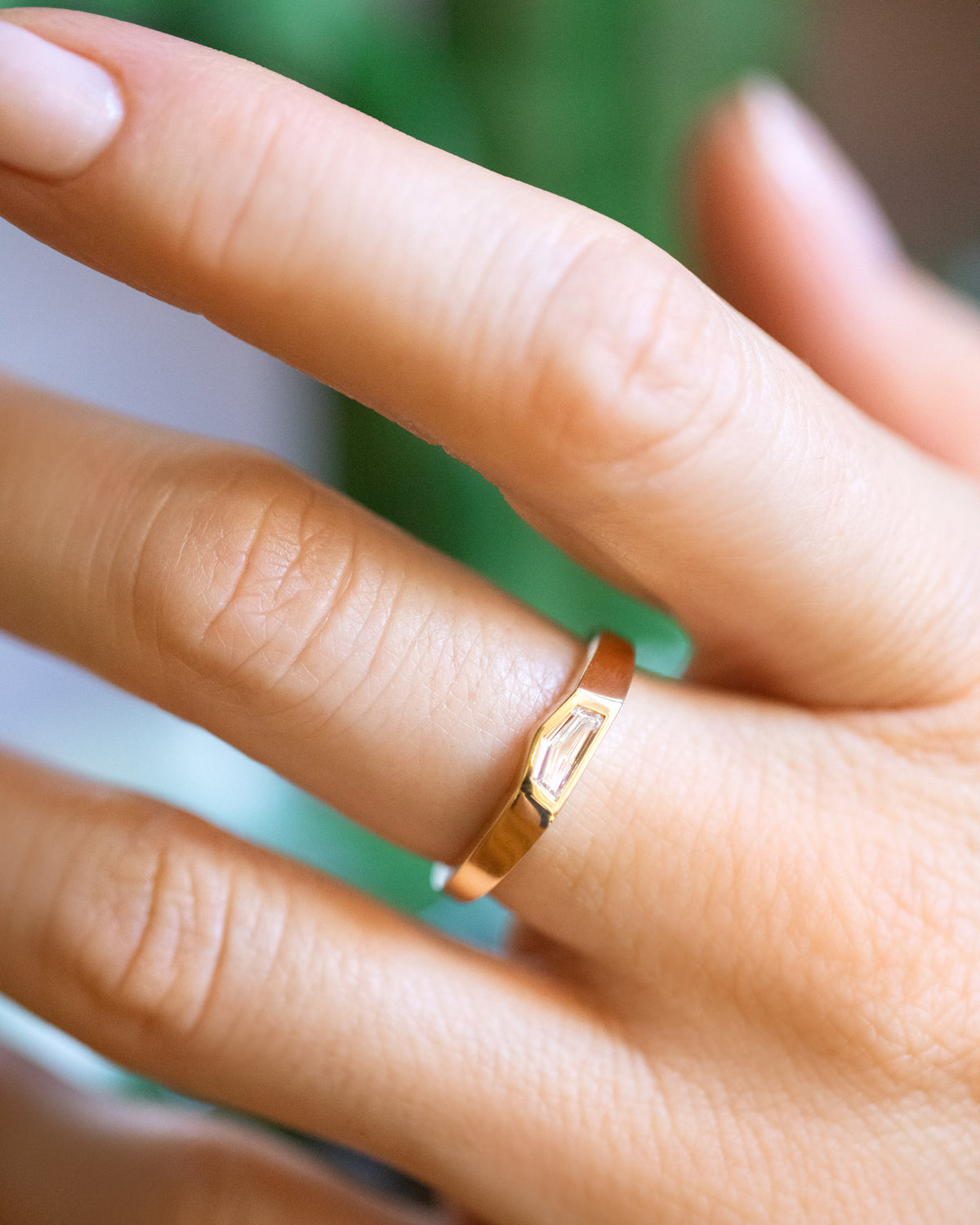 Unit Ring on model.