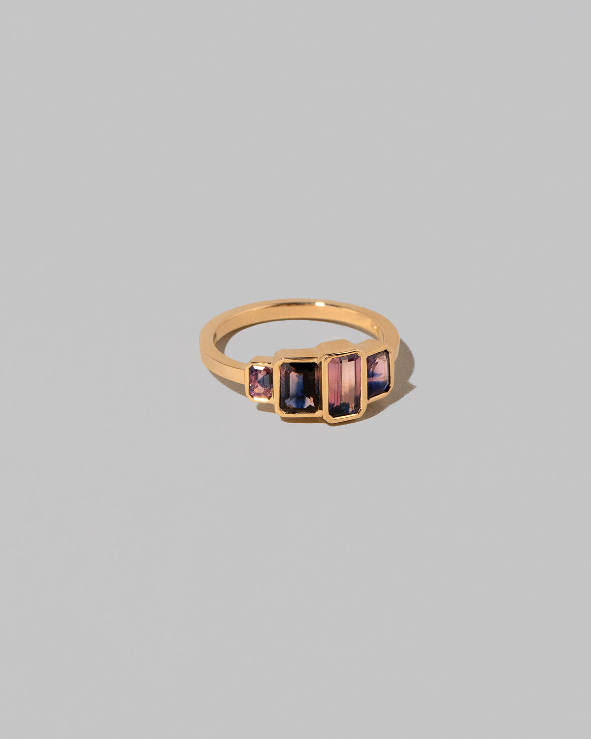View from the side of the Vanda Ring on light color background.