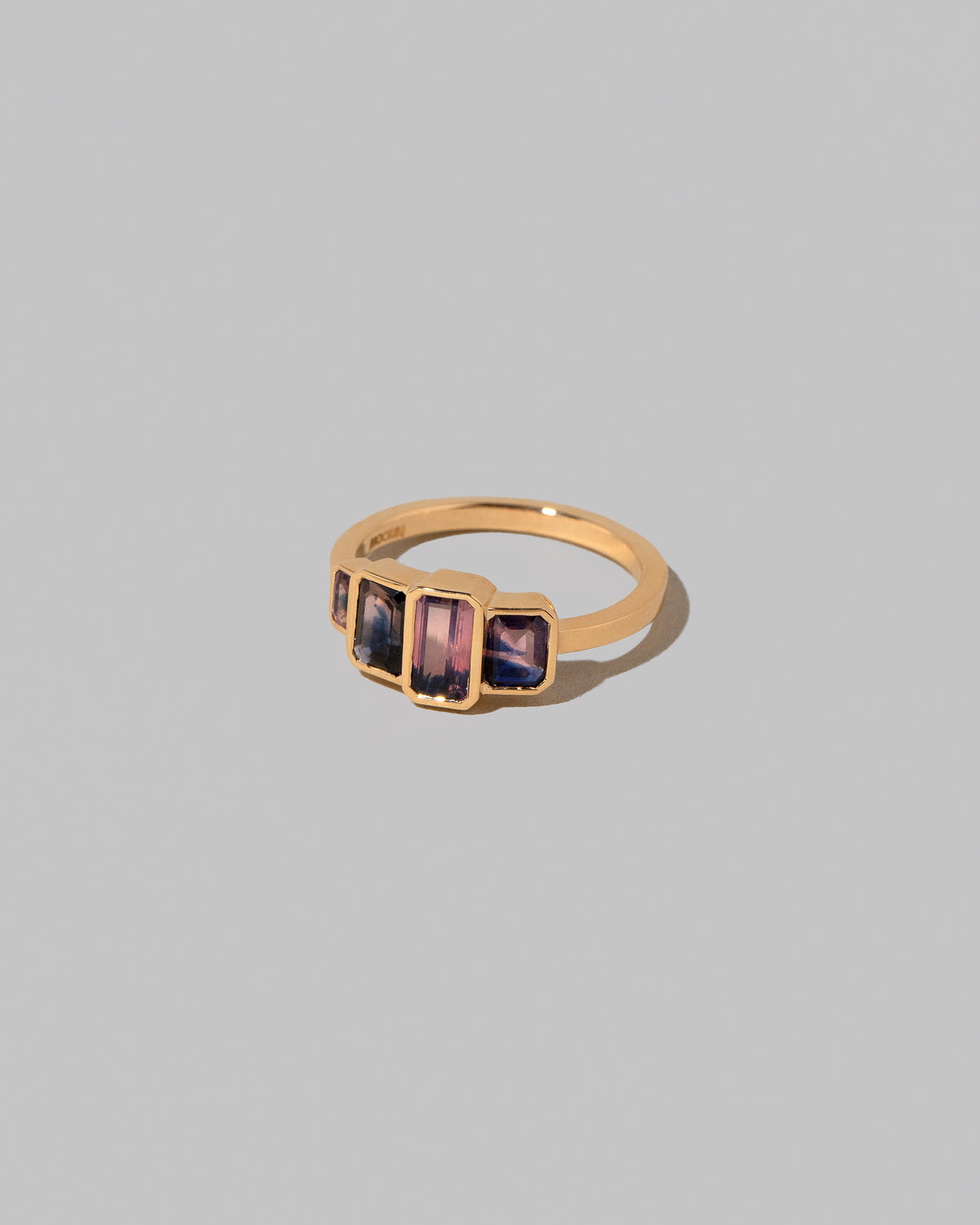 View from the side of the Vanda Ring on light color background.