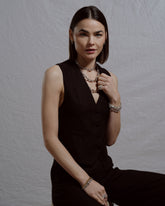 Styled image featuring CRZM jewelry on model.
