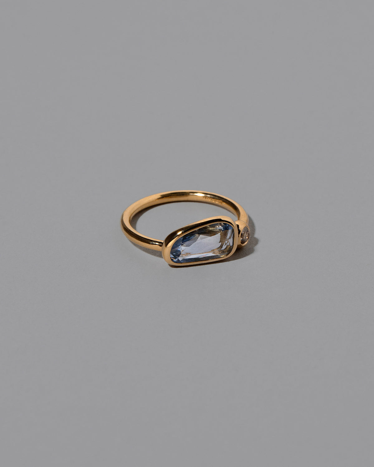 View from the side of the Volume Ring on light color background.