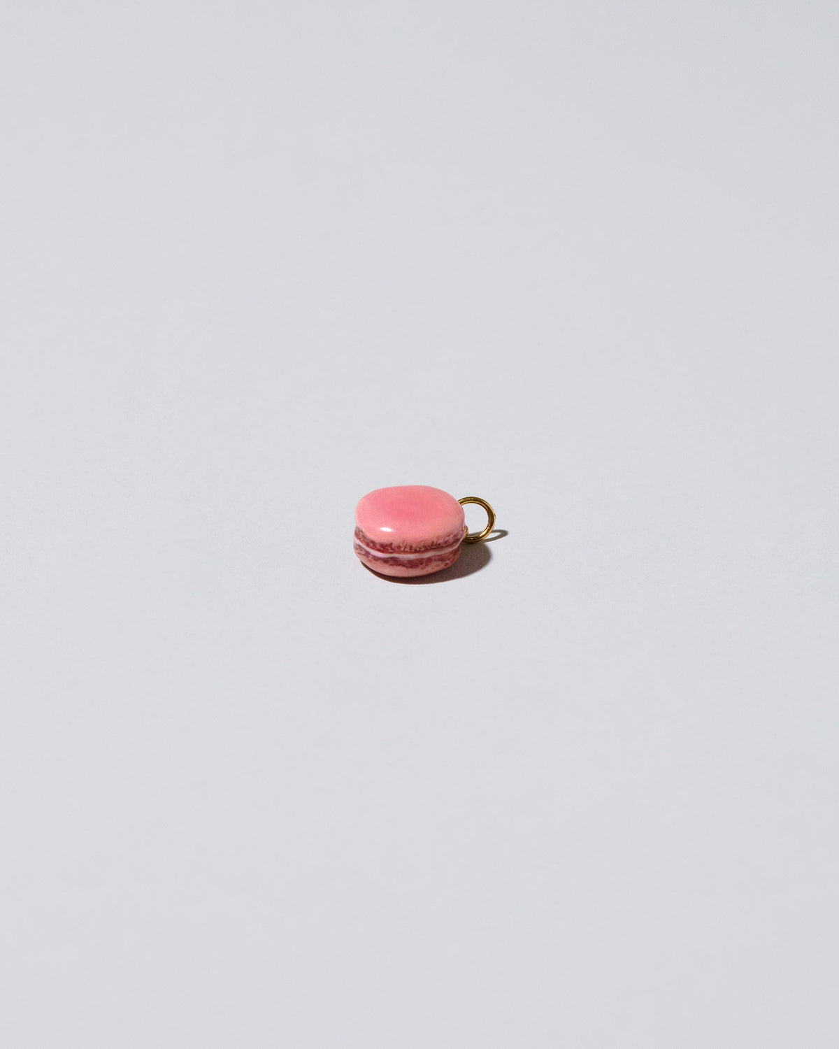 Macaron Charm - Rose on light color background.