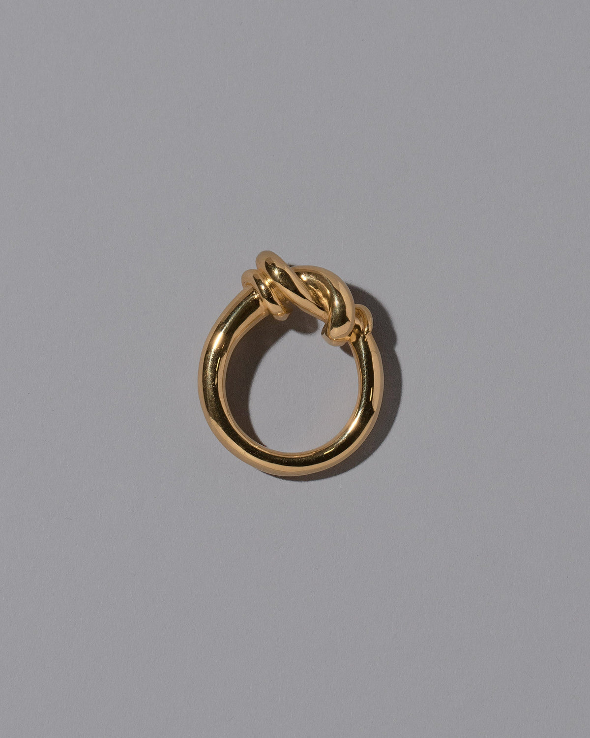 CRZM Gold Ridge Ring on light color background.