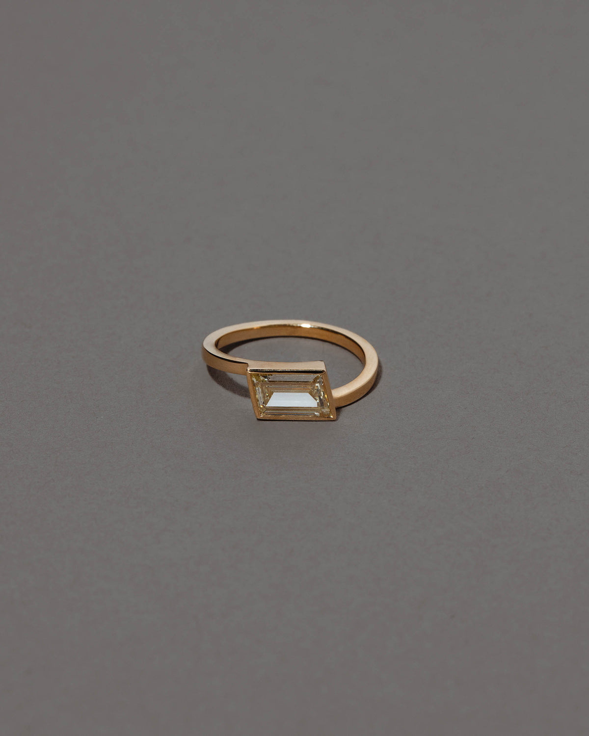 Jocundity Ring on grey color background.