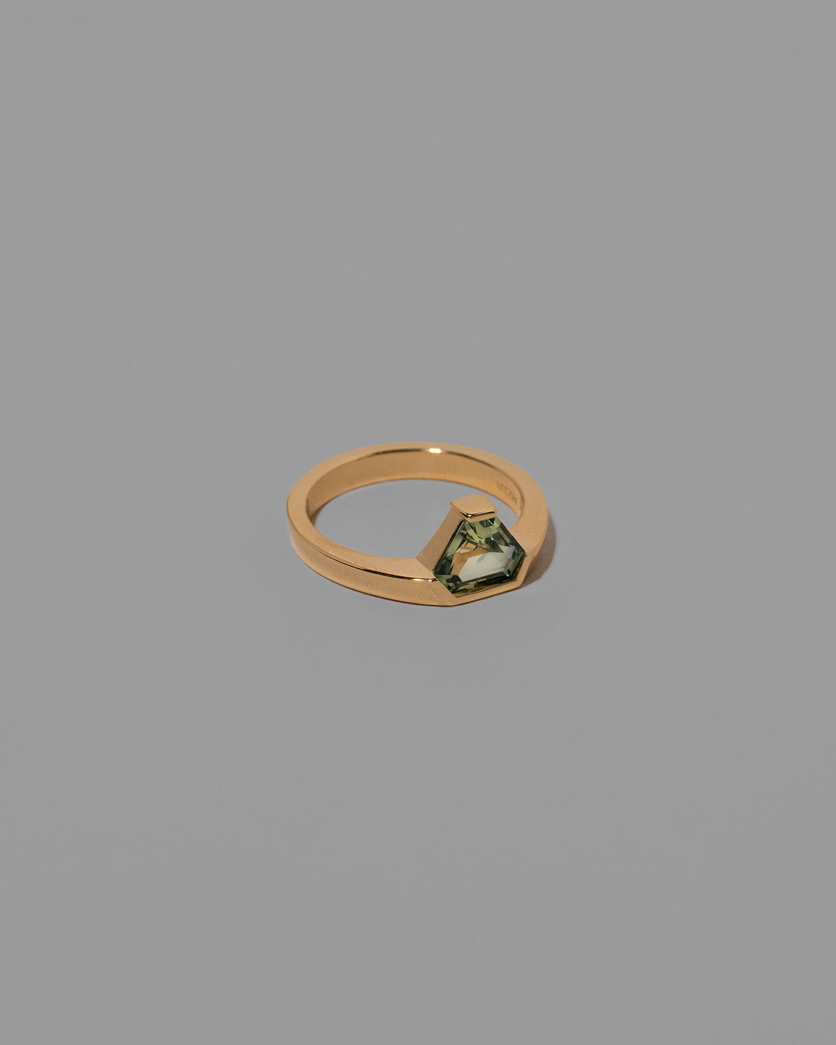 View from the side of the Fond Ring on light color background.