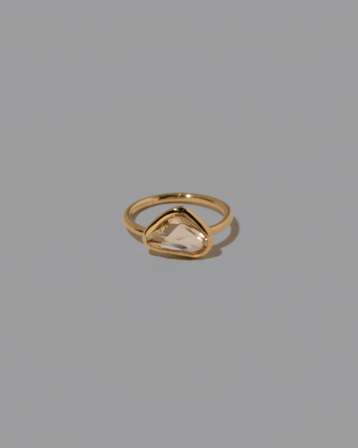 Serene Ring on light color background.