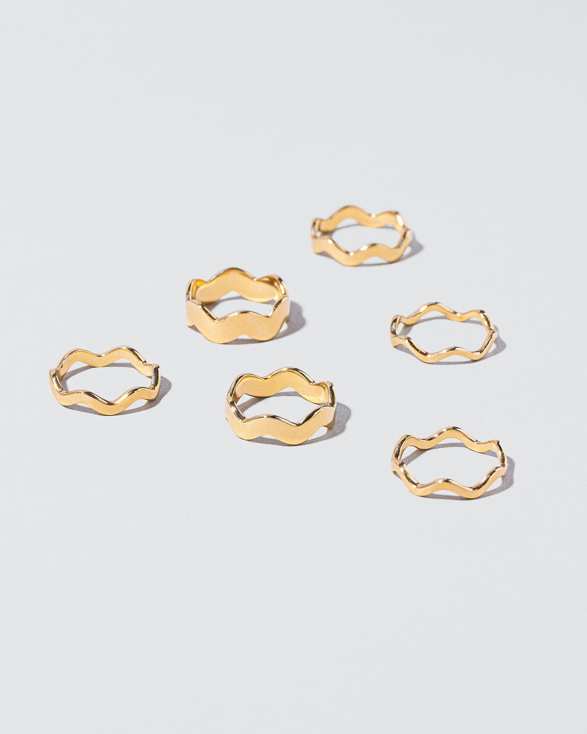 Ripple Bands on light color background.