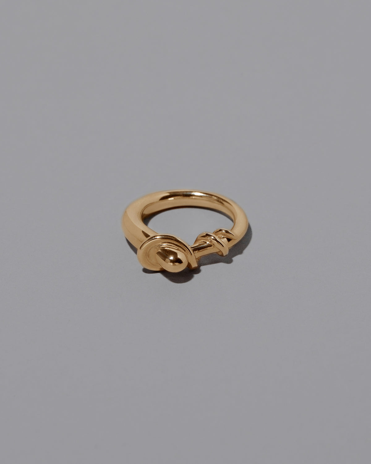 CRZM Gold Terrane Ring on light color background.