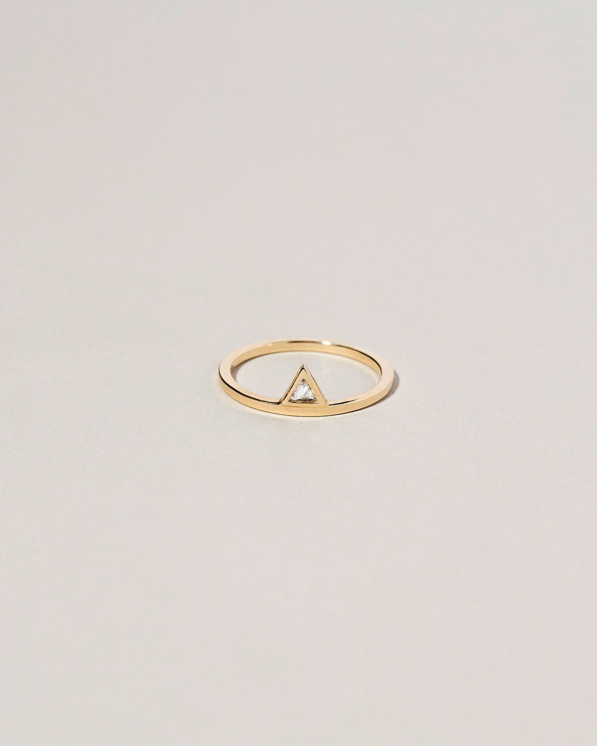  Stacked Ring - Triangle on light color background.