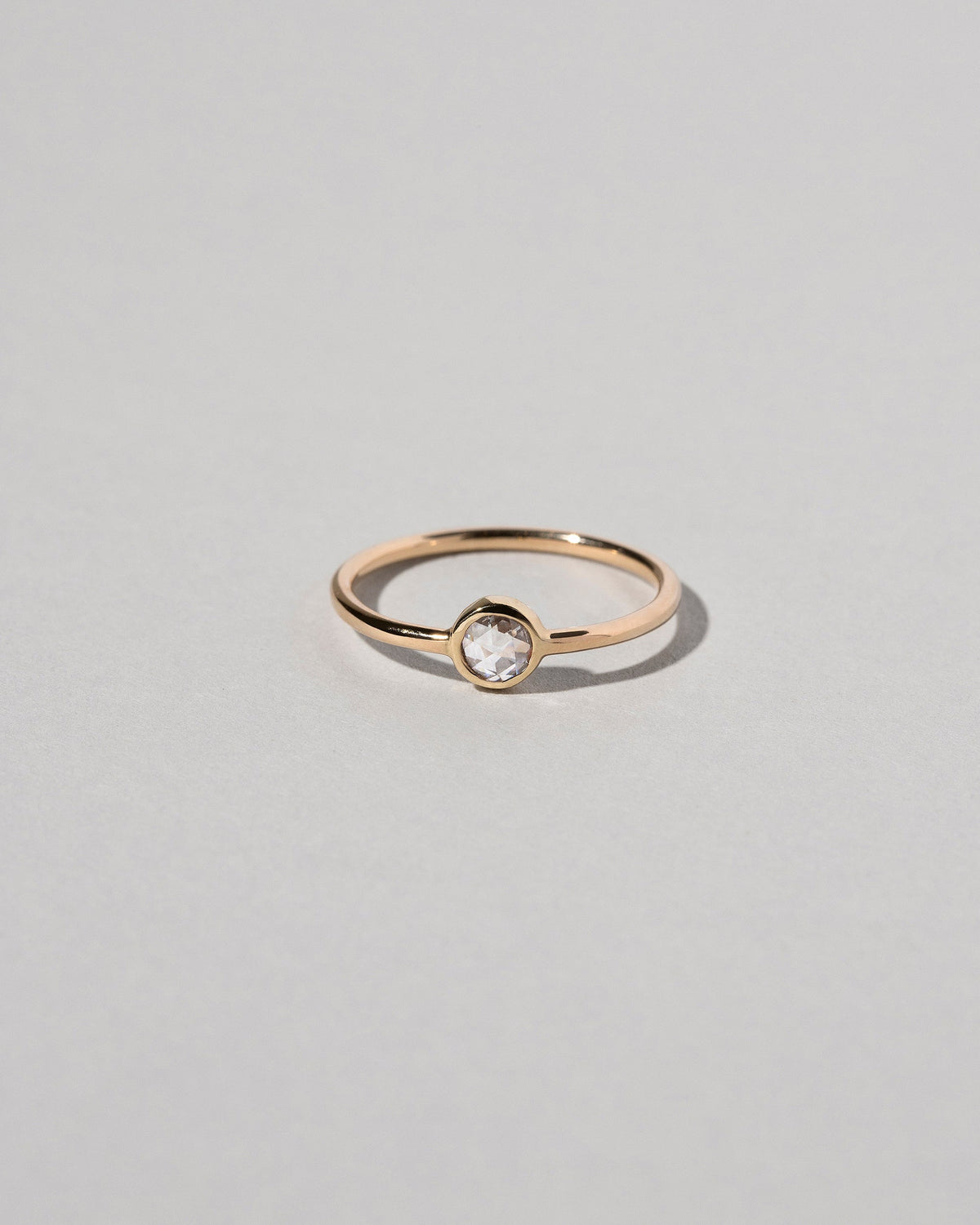  Birthstone Ring on light color background.