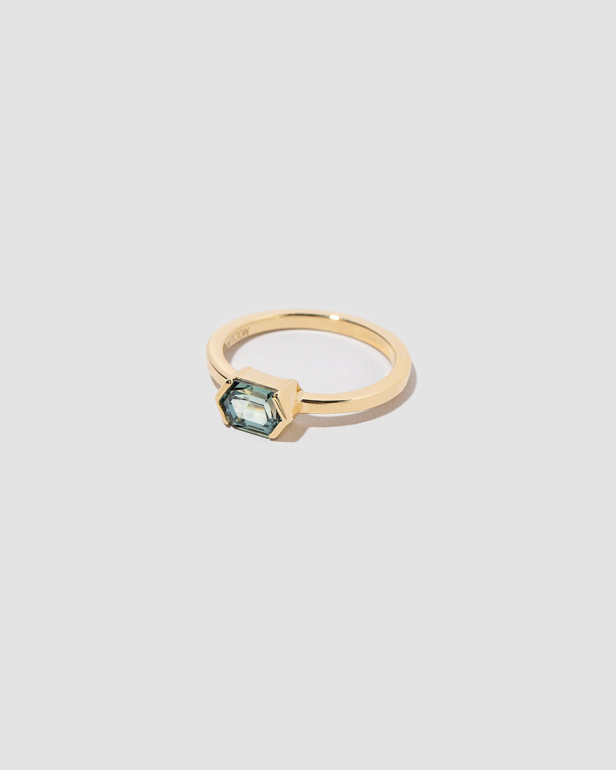 View from the side of the Look Ring on light color background.