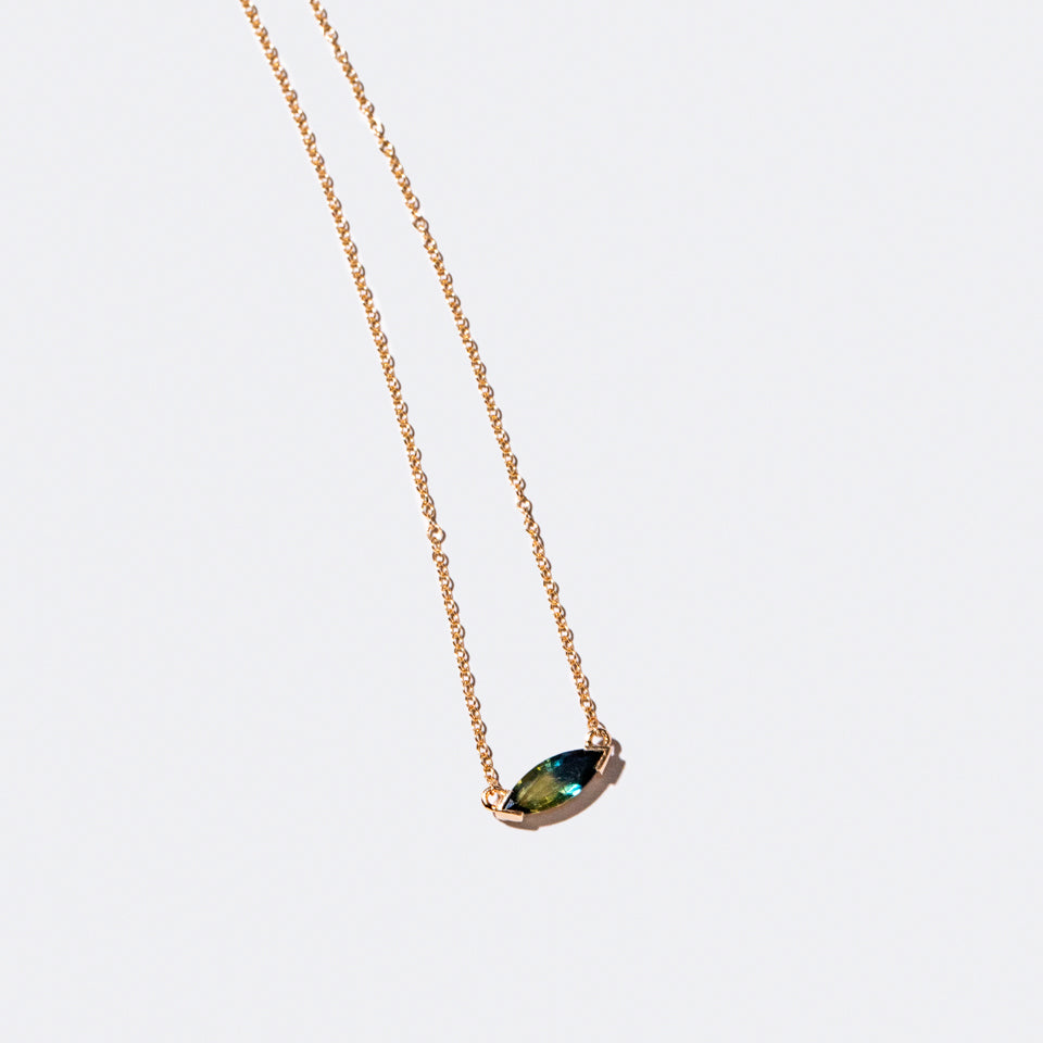 product_details:: Product photo of Fin Necklace on a light color background 