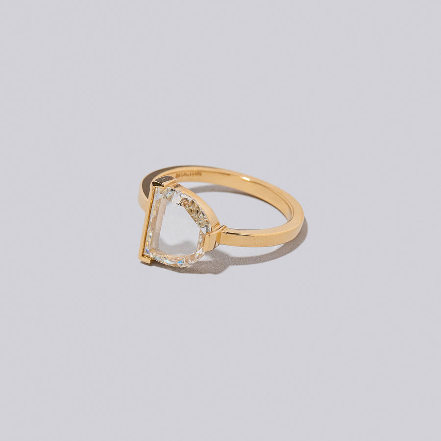product_details::Closeup details of the Pitch Ring on light color background.