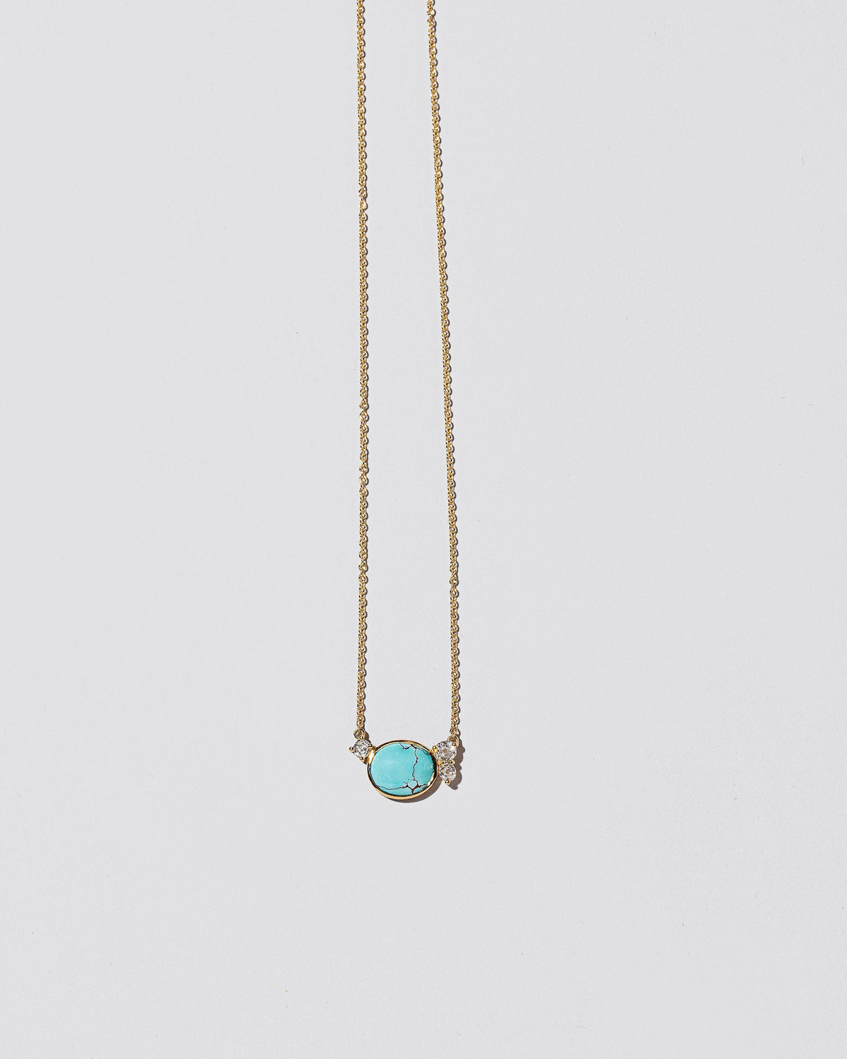 Rain Necklace on light color background.