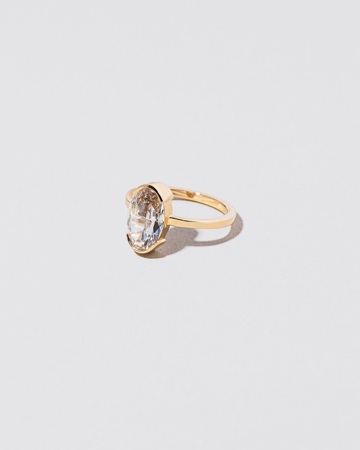 View from the side of the Order Ring on light color background.