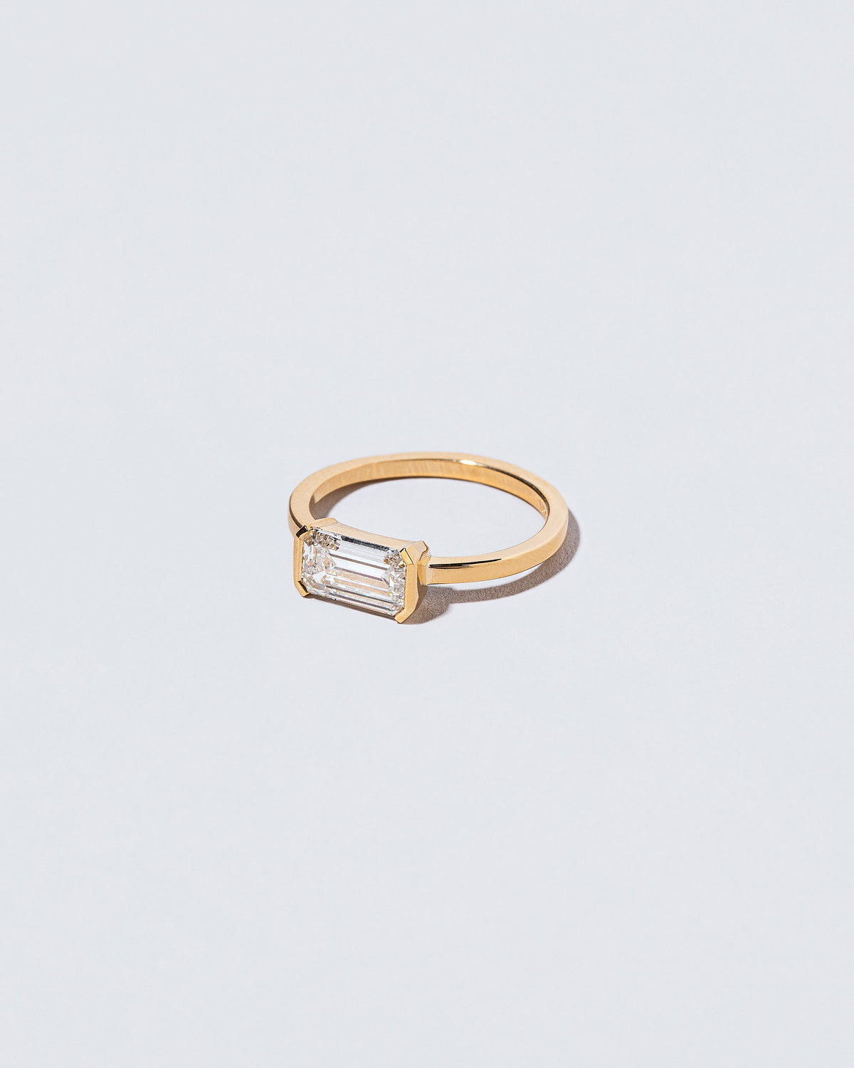 View from the side of the Constant Ring on light color background.