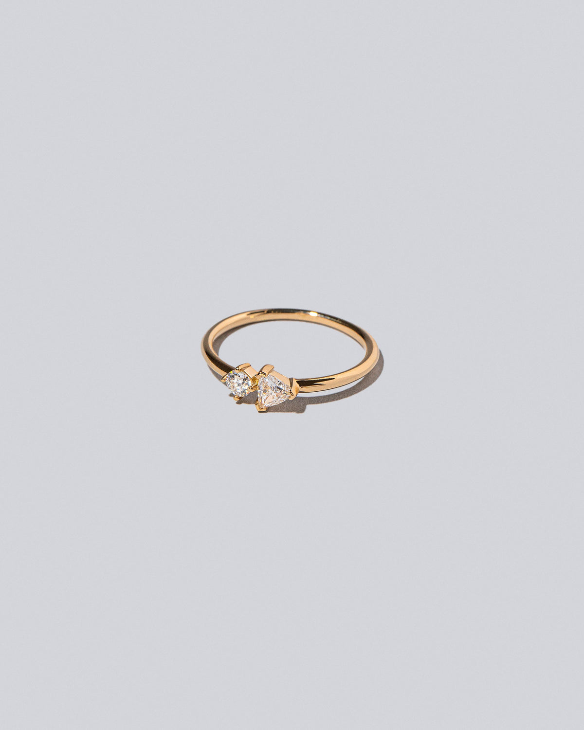  Persephone Ring - White Diamonds on light color background.