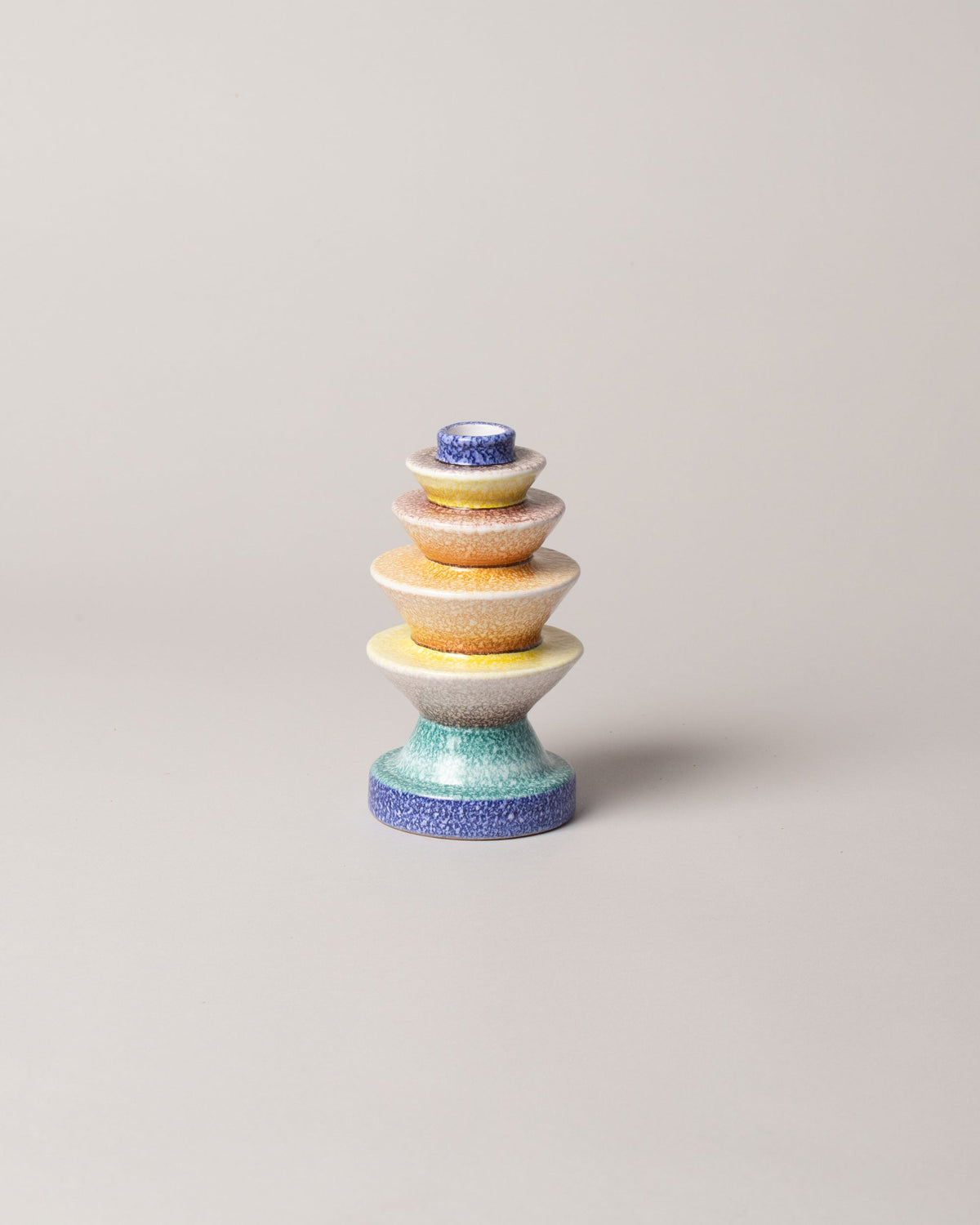 Mazzotti 1903 Venice Candlestick on light color background.