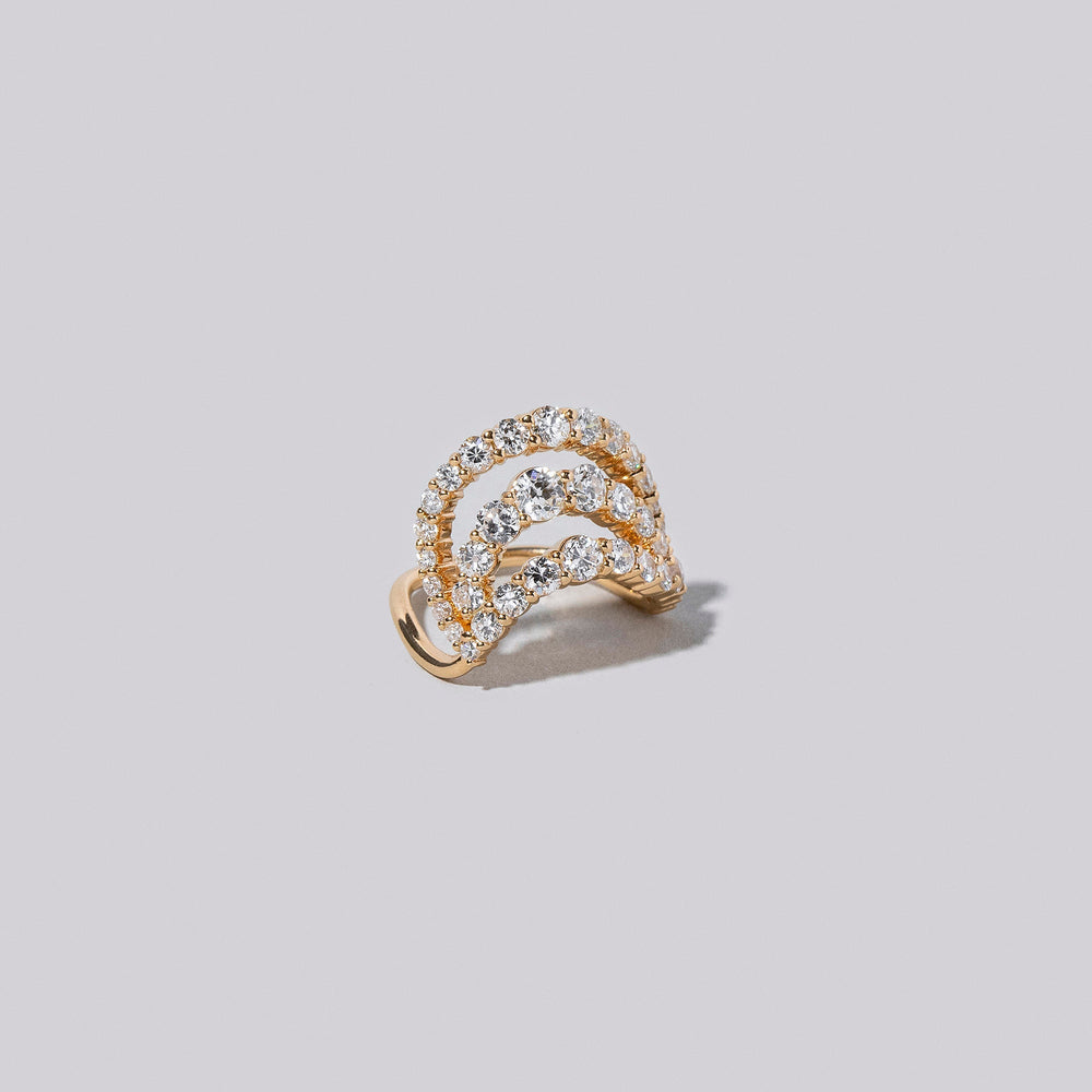 product_details::Closeup details of the Currents Ring on light color background.