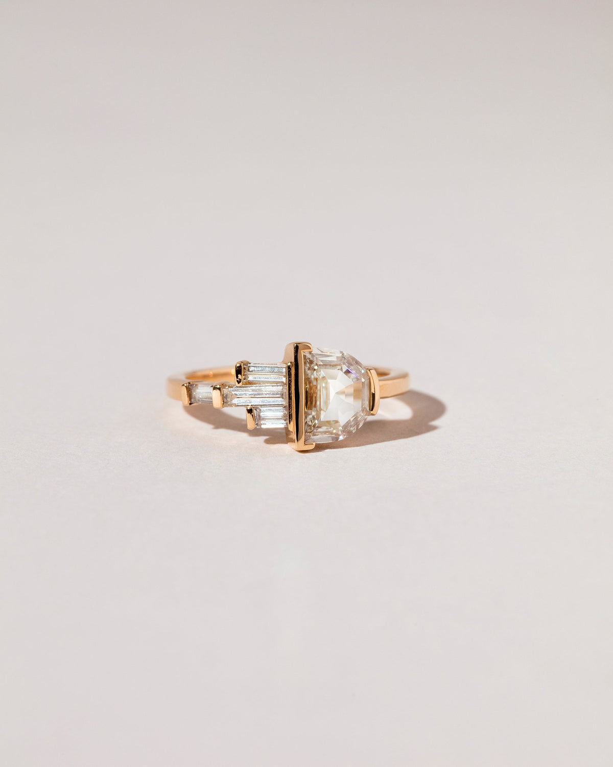  Heaven & Earth Ring on light color background.