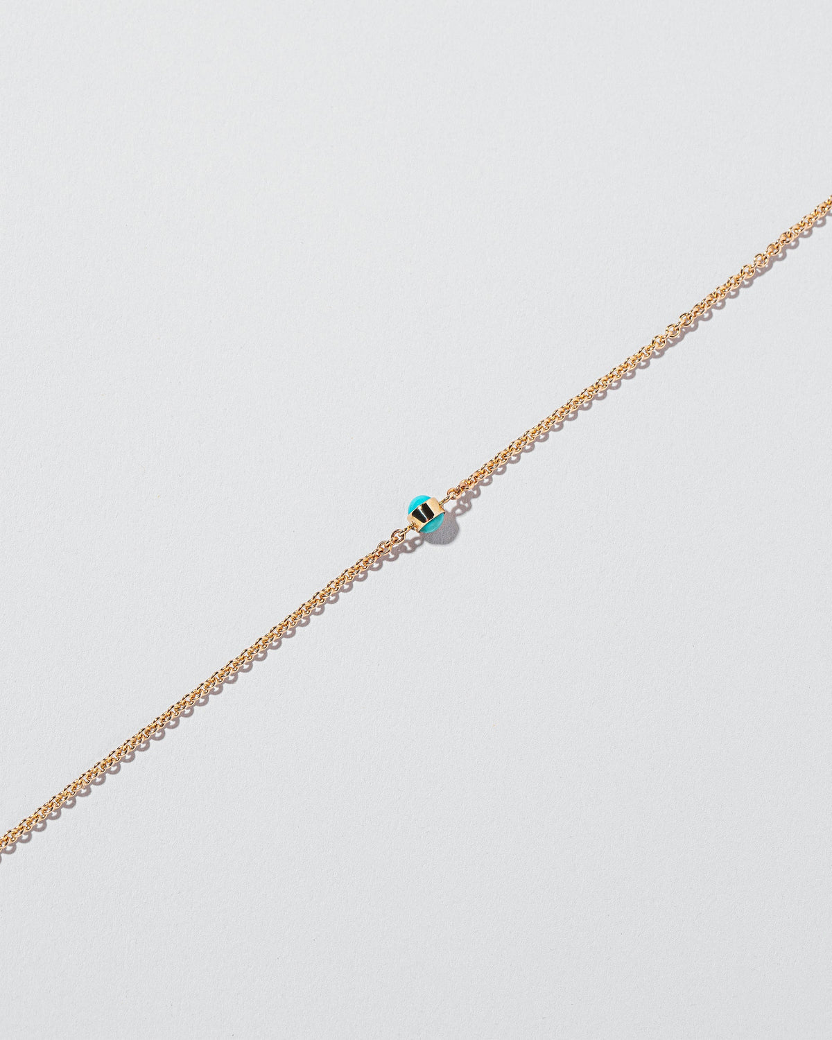  Birthstone Bracelet - One Bezel on light color background.
