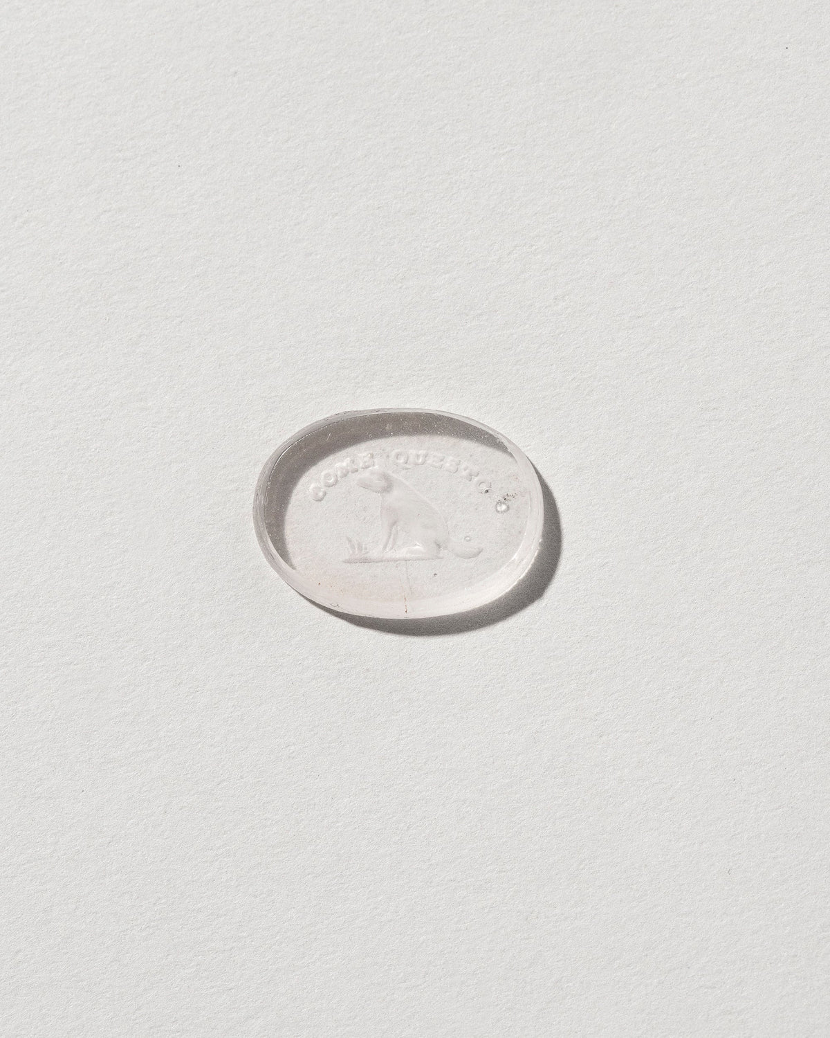  Fidelity Intaglio Seal on light color background.