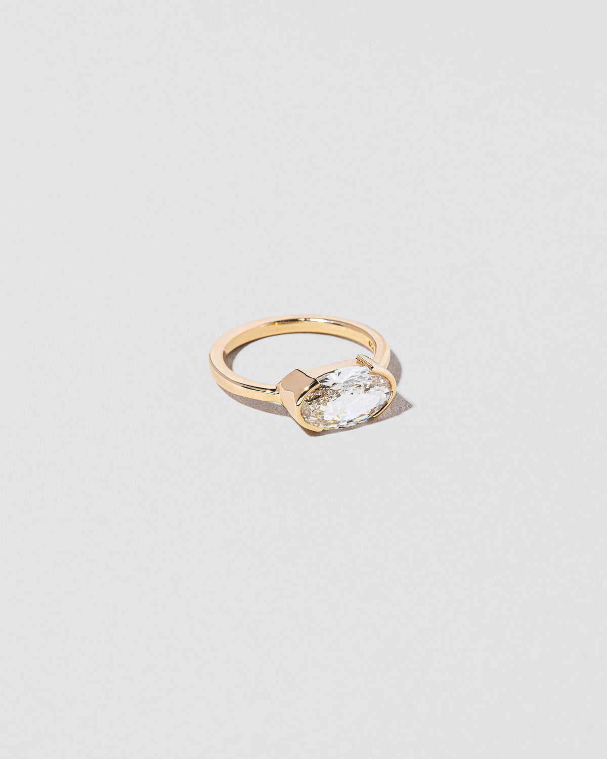 View from the side of the Basis Ring on light color background.