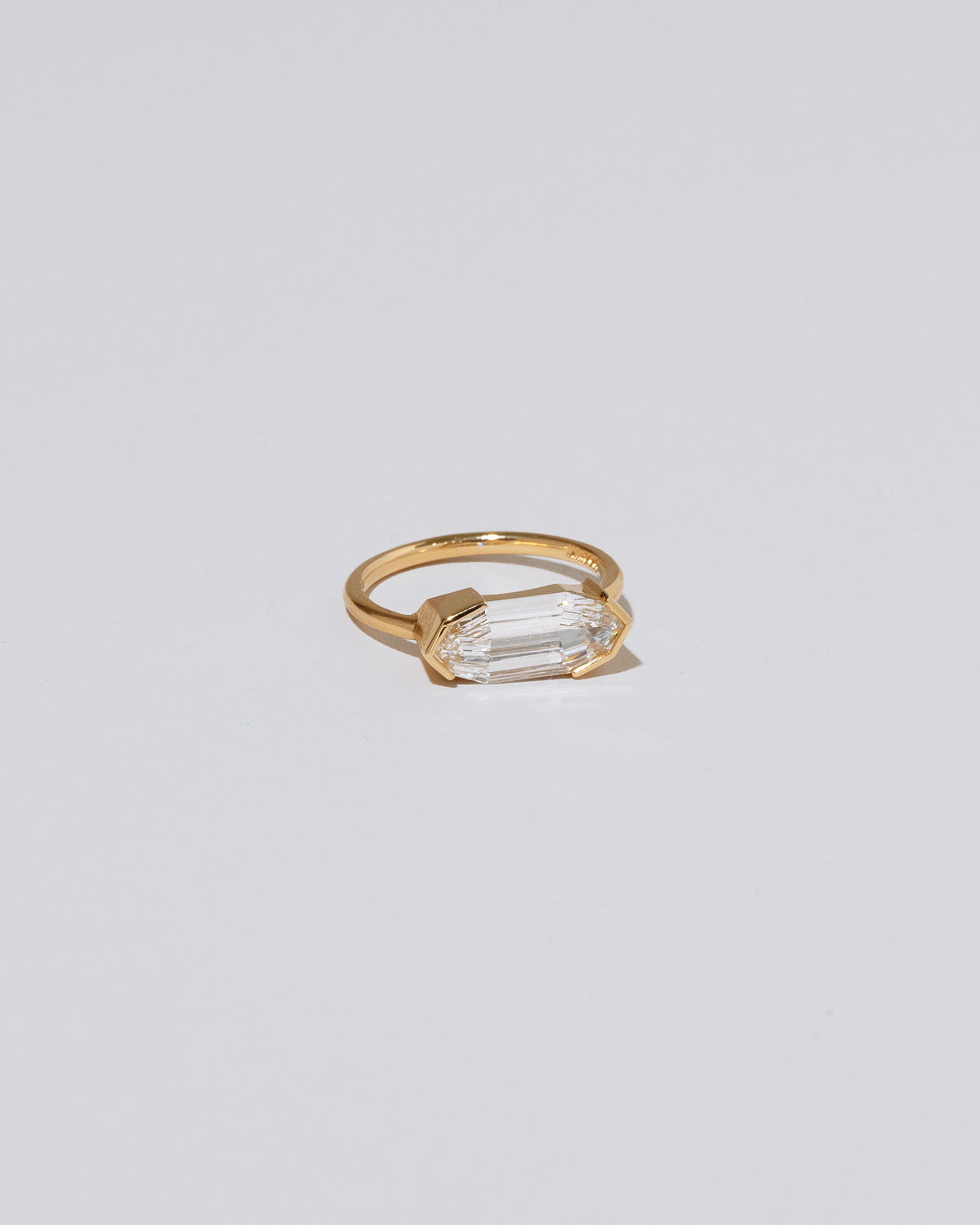 View from the side of the Relevé Ring on light color background.