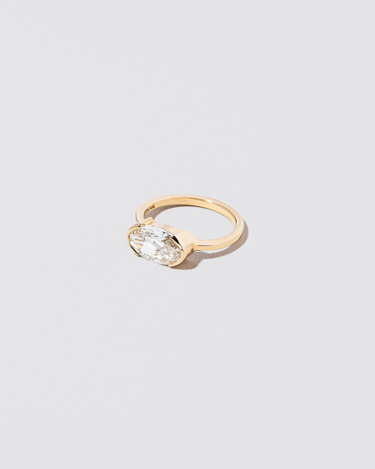 View from the side of the Basis Ring on light color background.