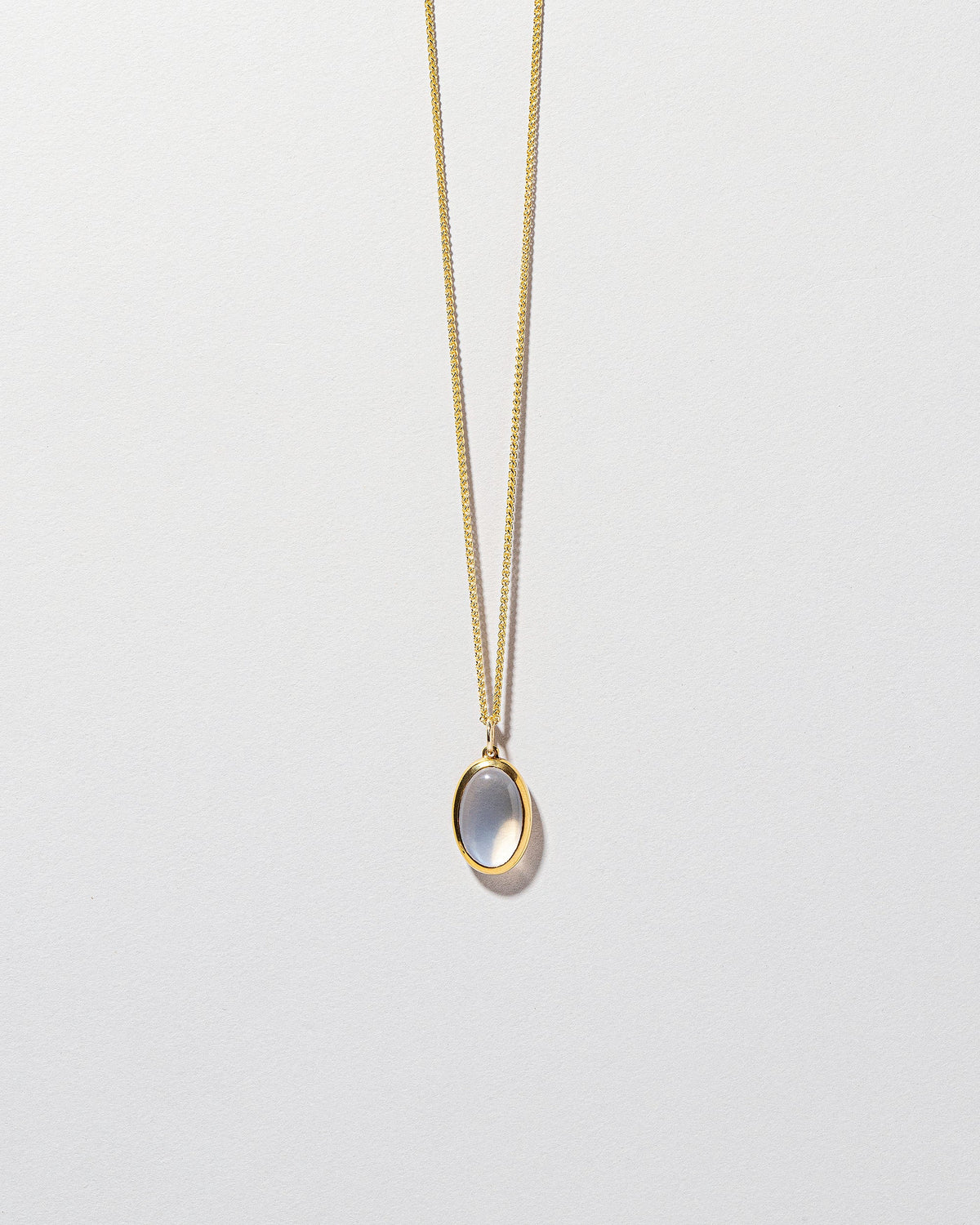  Moonstone Pendant on light color background.