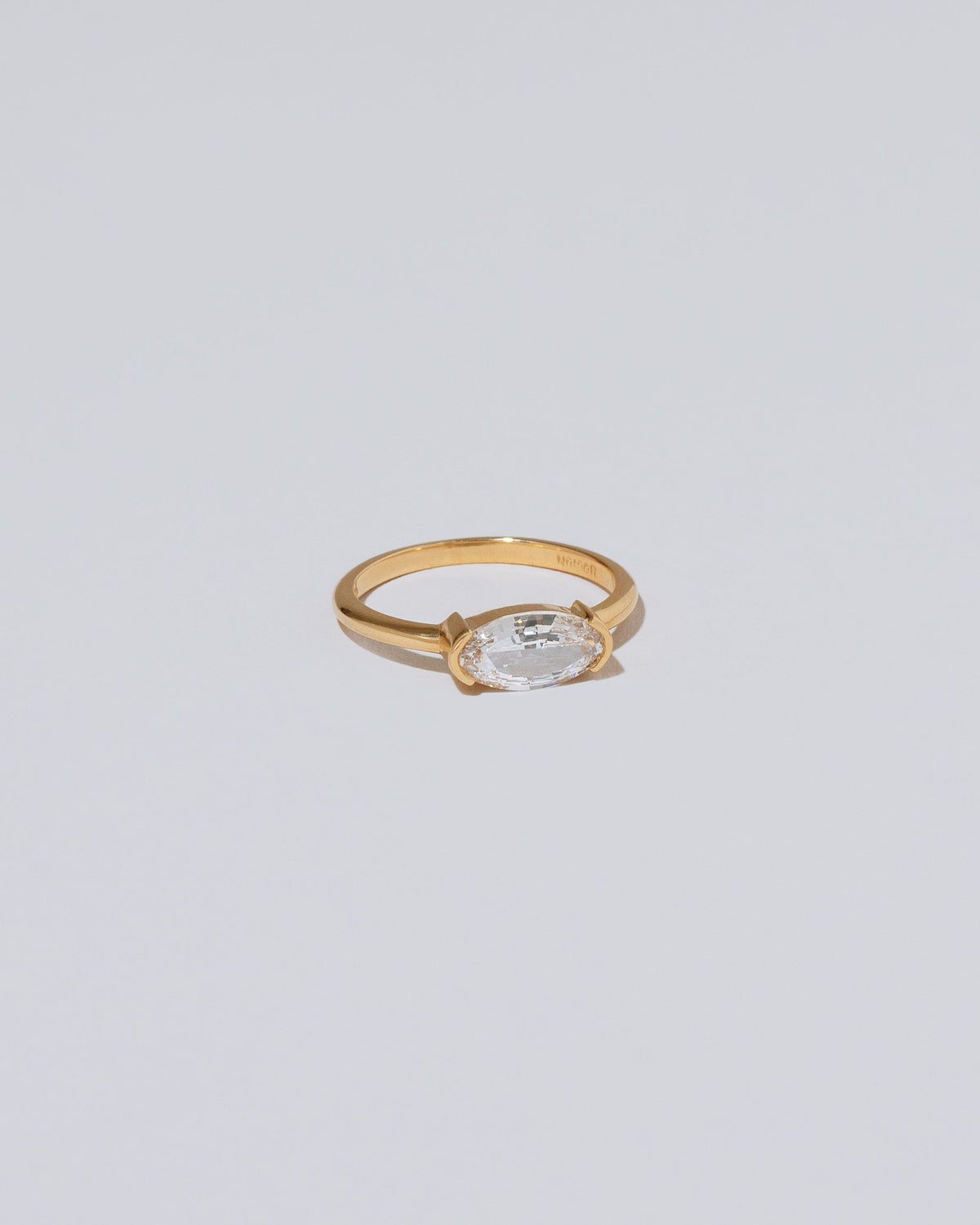 View from the side of the Jeté Ring on light color background.