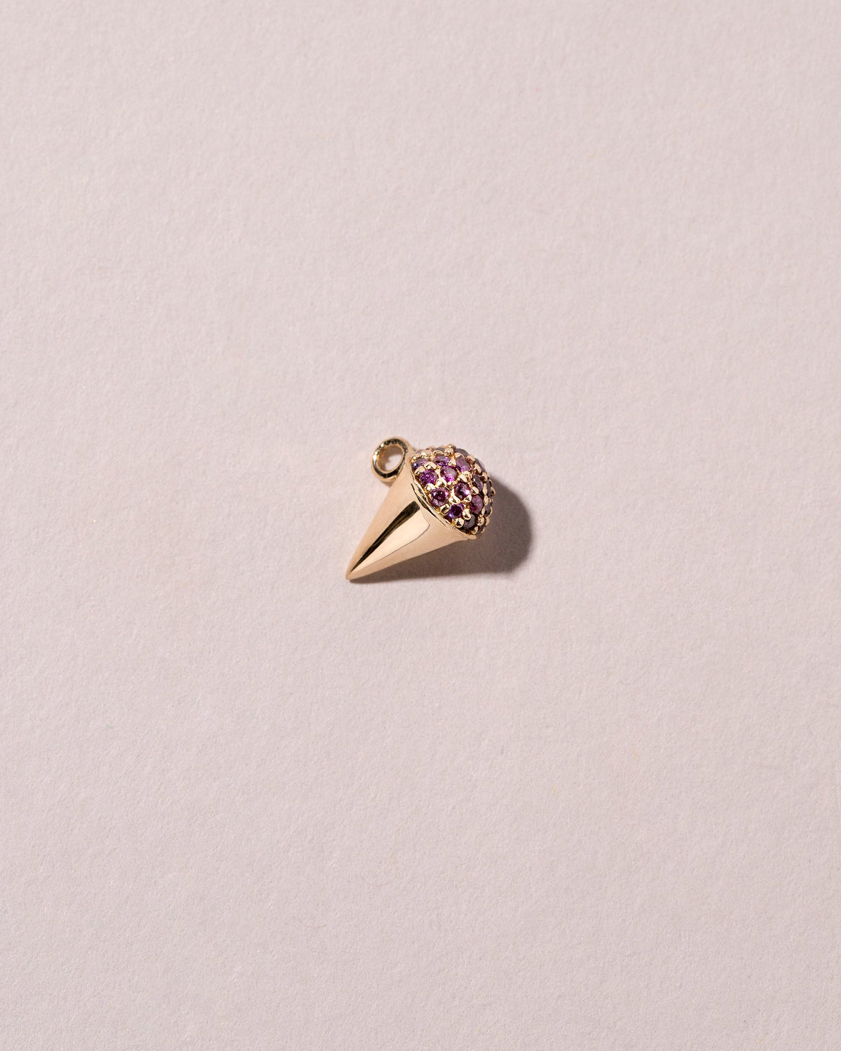  Sno Cone Charm - Sour Grape on light color background.