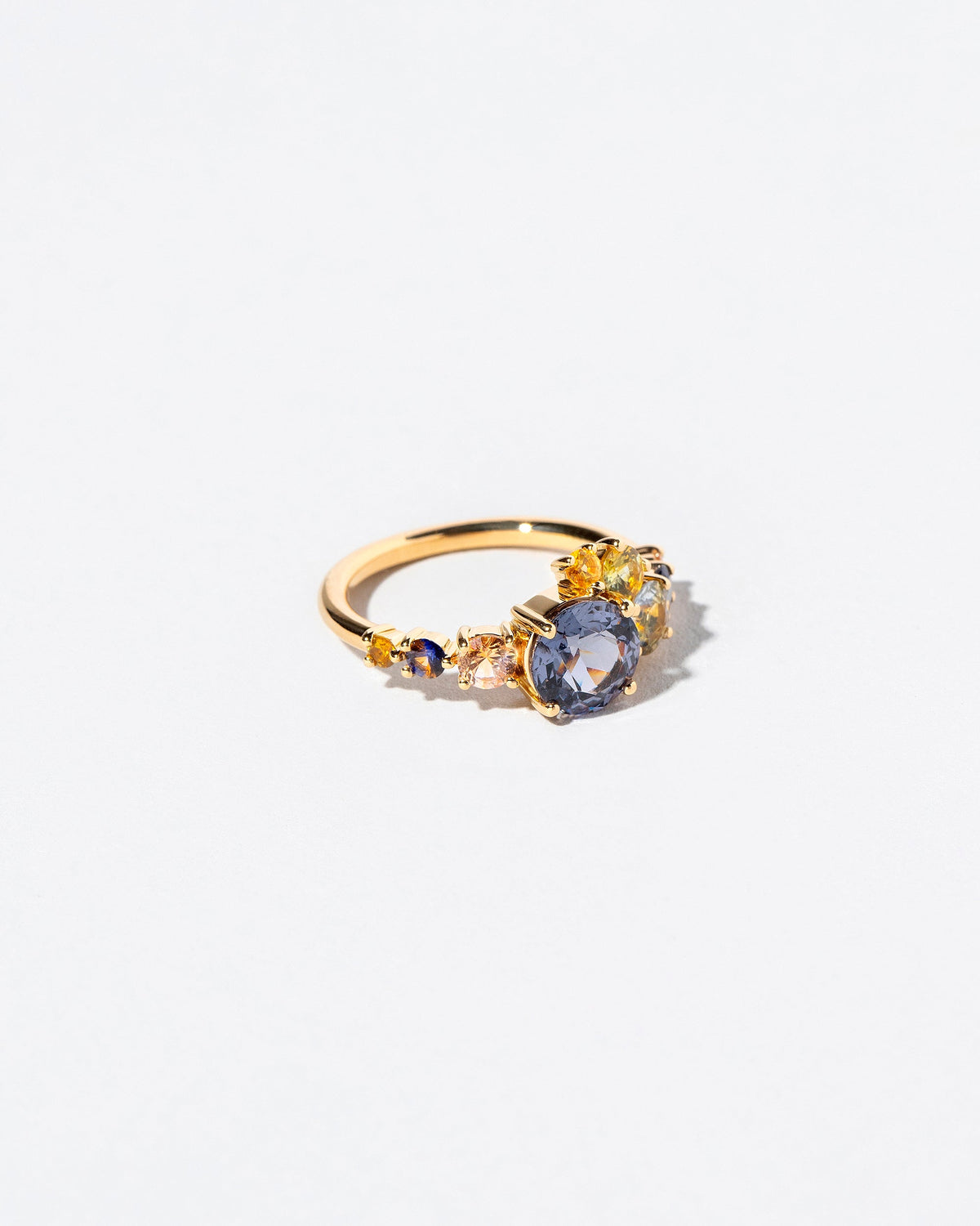  Super Luna Ring - Spinel on light color background.