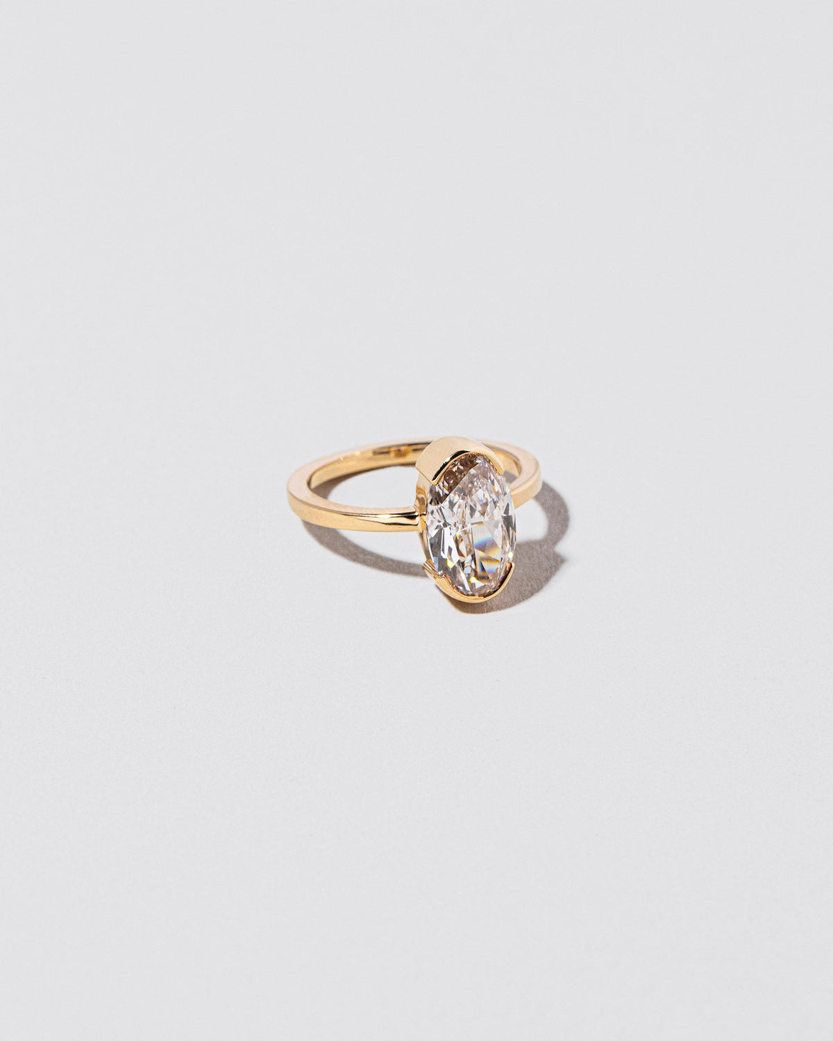 View from the side of the Order Ring on light color background.