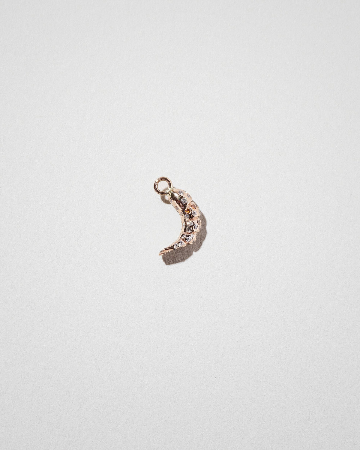  Shrimp Cocktail Charm on light color background.