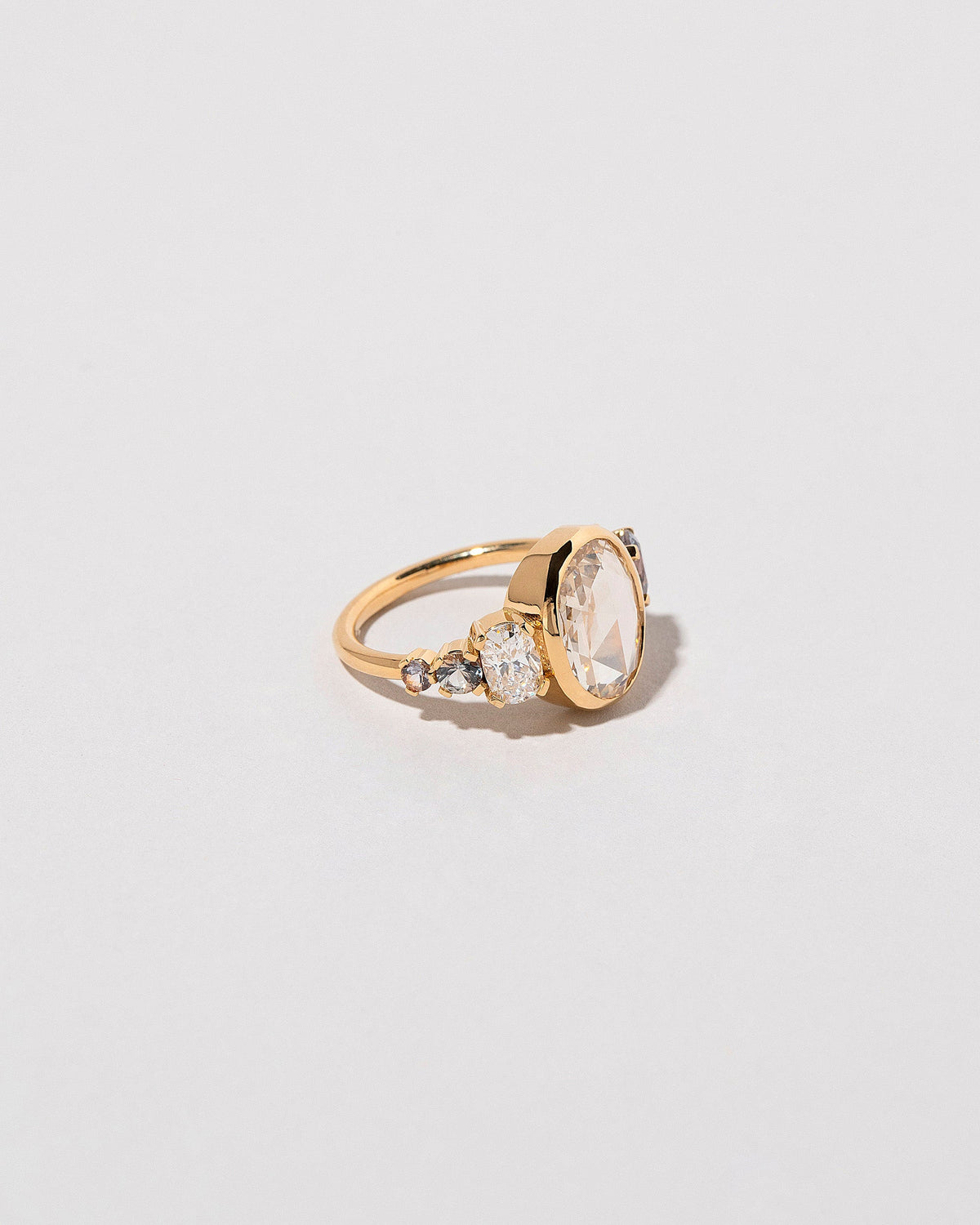  Sparkling Ring on light color background.