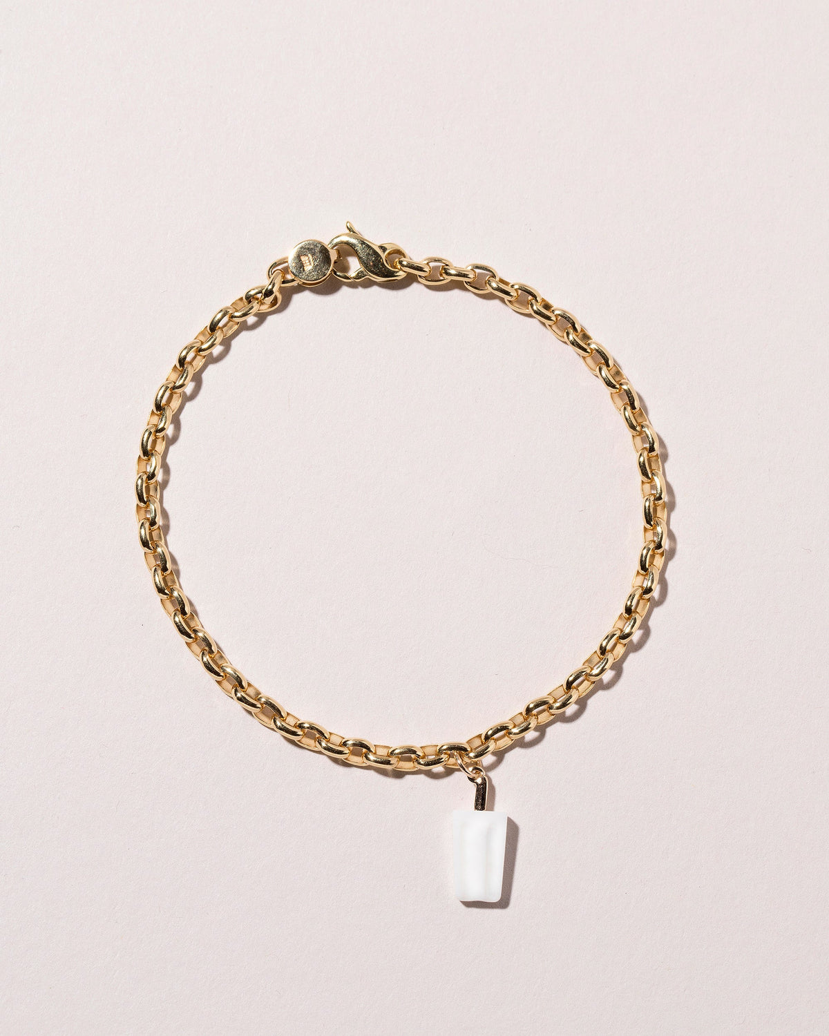  Coconut Popsicle Charm on light color background.